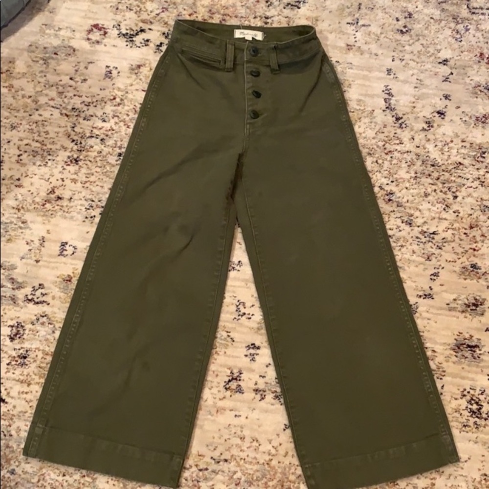 Emmett wide leg/ front button